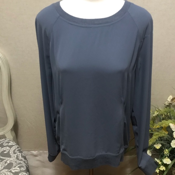 Lou & Grey Dusty Blue Blouse - Picture 1 of 5